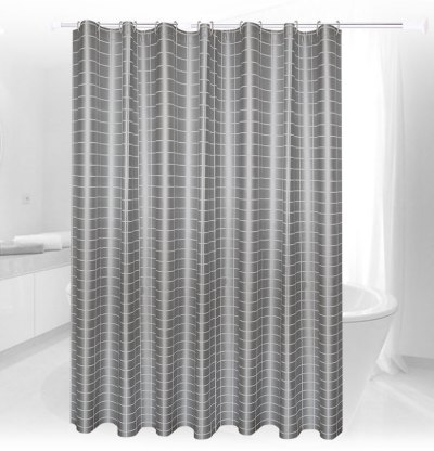 Regularly maintain shower curtains to make the bathroom look brand new