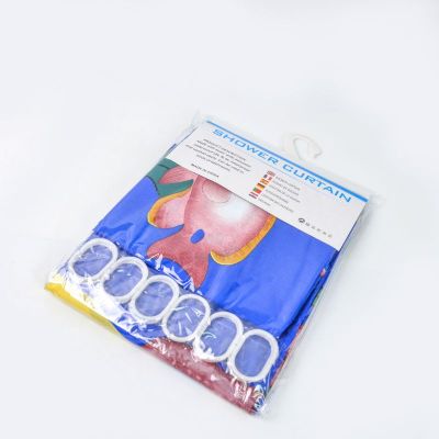 Installation method of non perforated shower curtain: Even renters can enjoy dry wet separation