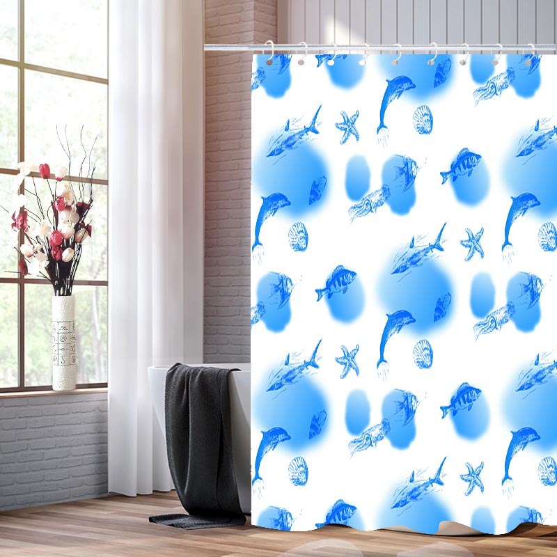 High end shower curtain series