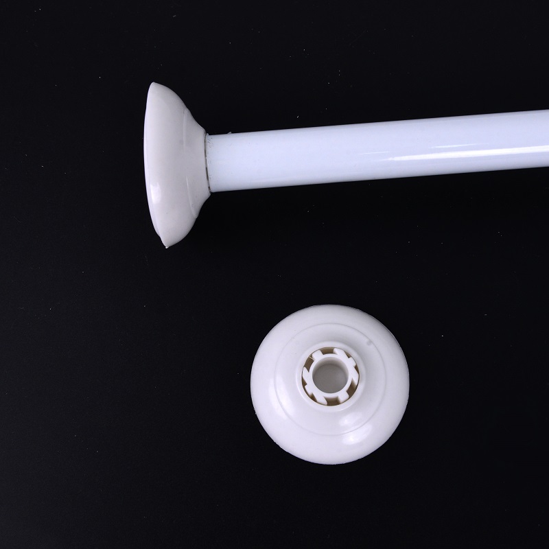 Aluminum alloy shower curtain dry and wet separation support rod Curtain rod balcony bathroom shower curtain rod 80*80cm blister shell rod