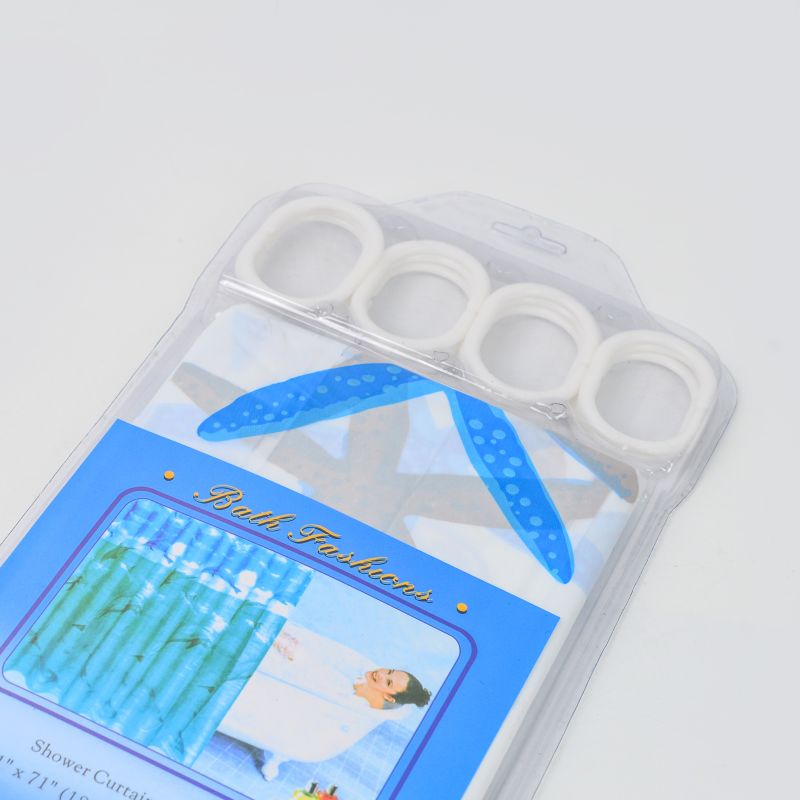 Factory direct PE plastic shower curtain environmental protection waterproof mildew bathroom partition curtain