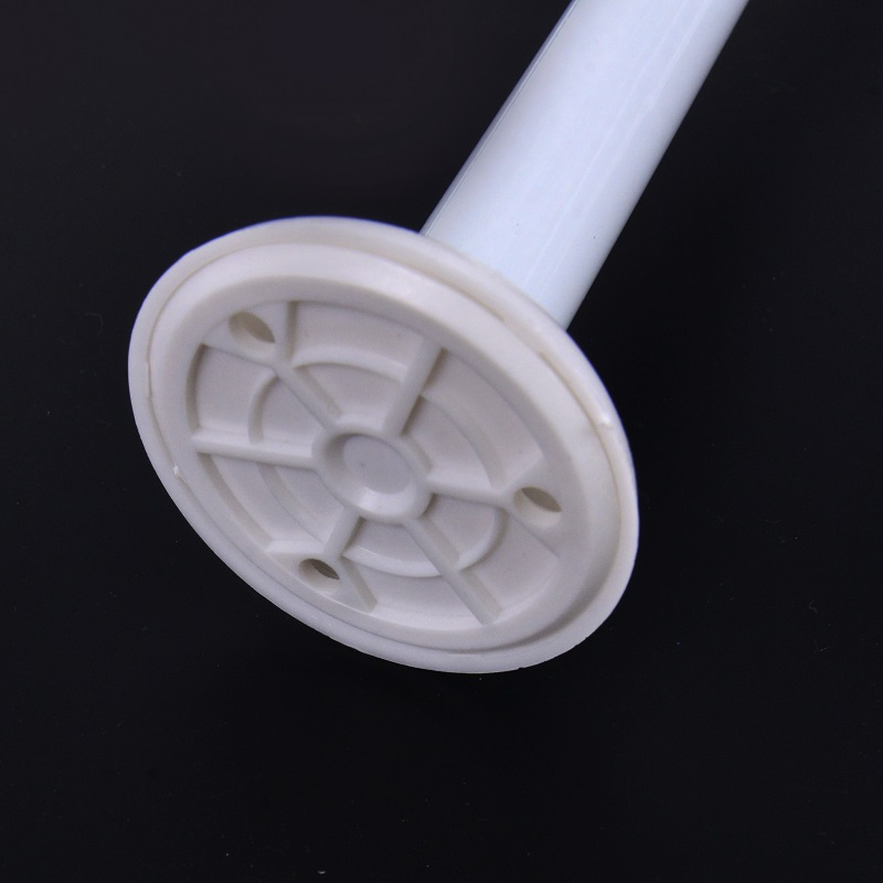 Aluminum alloy shower curtain dry and wet separation support rod Curtain rod balcony bathroom shower curtain rod 80*80cm blister shell rod Item Picture