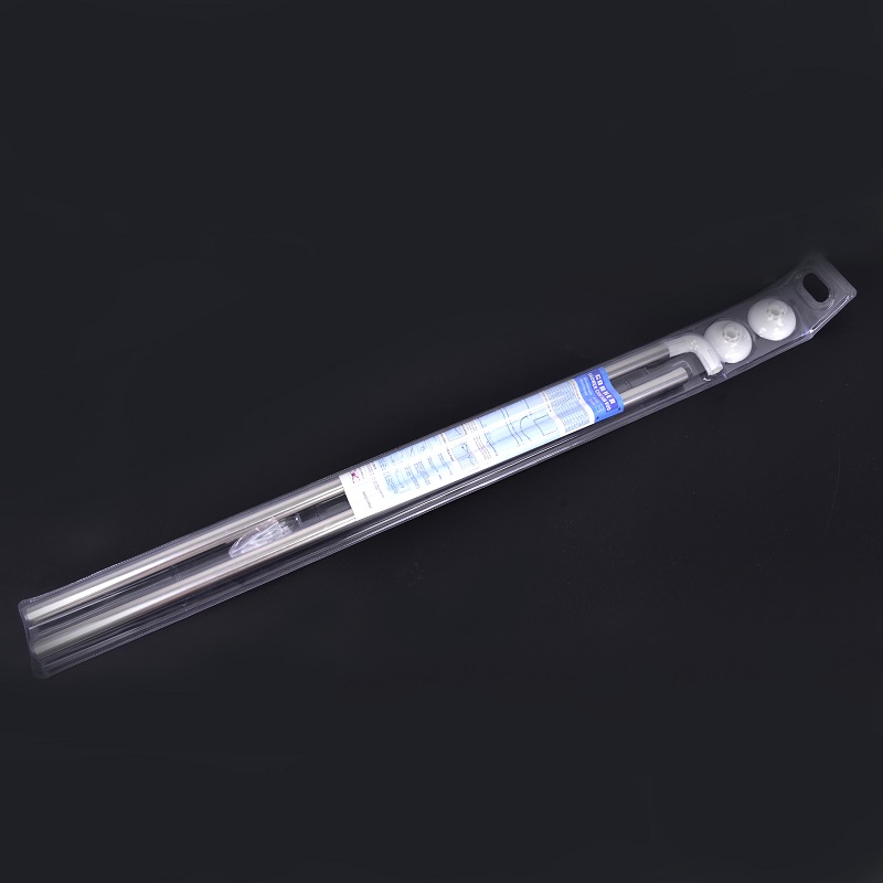 Stainless steel shower curtain dry and wet separation support rod Curtain rod balcony bathroom shower curtain rod 80*80cm blister shell rod