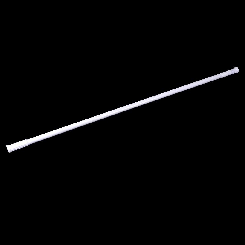Non-punching telescopic clothes drying rod wardrobe support rod Aluminum curtain rod balcony clothes drying rod bathroom shower curtain rod 140-260cmOPP bag